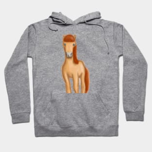 Cute Horse Drawing Hoodie